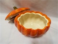 Celebrating Home orange stoneware pumpkin