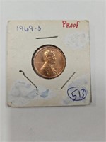 1969S PROOF WHEAT PENNY