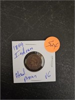 1899 VG INDIAN HEAD PENNY