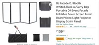 W2262  Portable DJ Booth DJ Facade 2-Pos
(Metal Fr