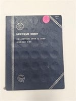 53 LINCOLN CENTS BOOK 1909-1940
