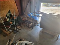 7 PALLETS AND 1 IRON TABLE - SCRAP METAL