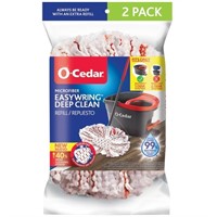 R7083  O-Cedar EasyWring Deep Clean Mop Refill - 2