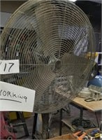 Large Electric Shop Floor Fan-works