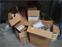 7 BOXES OF ASSORTED DOWNSPOUT ELBOWS