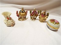 (Ceramic Victorian Figural Figurines GERMANY