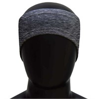 R7188  Shimmer Anna Thermal Headband, Black & Gray
