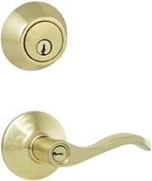 SM2347  Defiant Naples Brass Lever Combo Pack