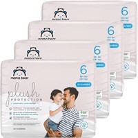 A3193  Amazon Mama Bear Diapers, Size 6, 100 Count