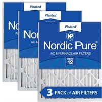 A3202  NORDICPURE 16x20x2 MERV 12 Air Filters