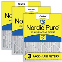 A3207  NORDICPURE Pleated Air Filters 20x20x2