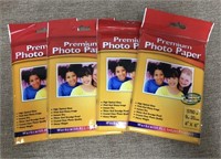 4 Premium 4" x 6" Photo Paper Works All Inkjet
