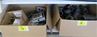 Lot - (2) Boxes Misc. Electrical Fixtures