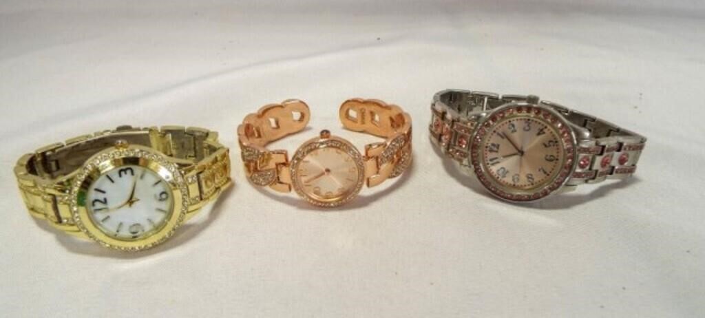 Fashion Jewelry Watches Gold Silver & Rose Gold