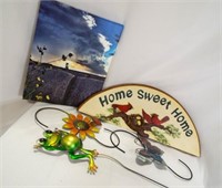 Print on Canvas - Wooden Home Sweet Home Sign