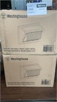 1 lot 2- Westinghouse solar led wall pack light