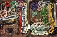 2 TRAYS NECKLACES & BRACELETS