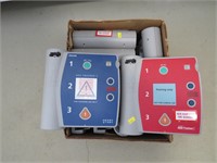 Lot - (3) Boxes Philips AED Trainers