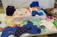 Baby Cloths - Doll Cloths -(2) Bibs - Dirty