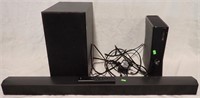 XBOX 360, SAMSUNG SOUND BAR & SUBWOOFER