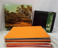 (2) Photo Albums & Big Stack of Construction