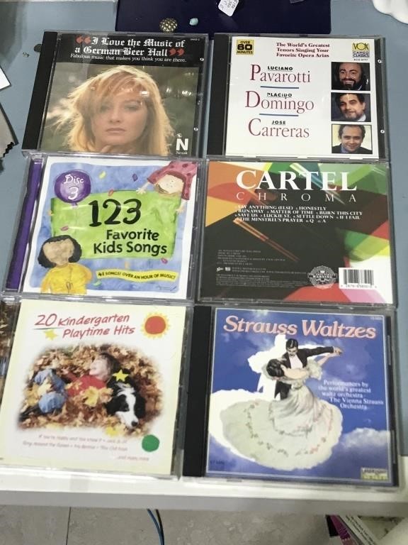 A lot of 1980s cd music