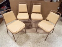 4 Nylon covered Kitchen Chairs