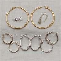 Silver Pierced Earrings Group