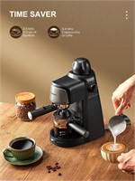 New $60 Espresso Machine, 3.5Bar(Black)