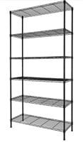 6-Shelf Adjustable Heavy Duty Storage Shelving