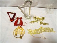 Music Instruments Christmas Ornaments