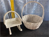 Basket and Chair