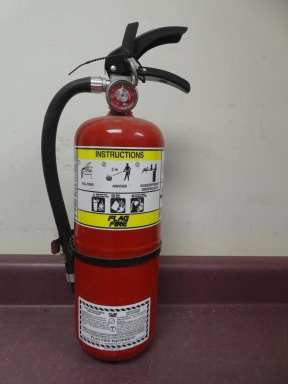 Flag Fire Dry Powder Fire Extinguisher
