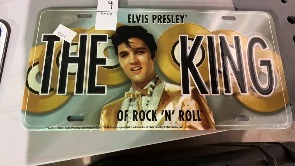 Elvis presley the king of rock and roll license