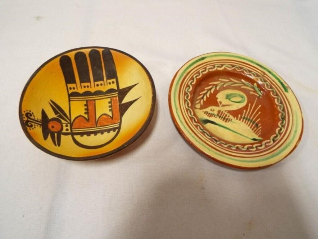 Native American Hand Painted Bowl & Made in