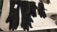 2 Pair women’s kid leather gloves size small