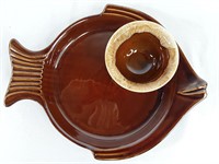 Hall Fish Serving Platter & Dish (2)