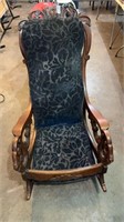 Old wooden rocking chair