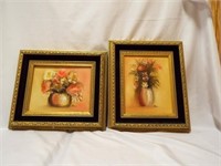 (2) Framed Paintings on Canvas