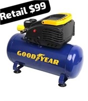 Goodyear Portable 135 PSI Hot Dog Air Compressor