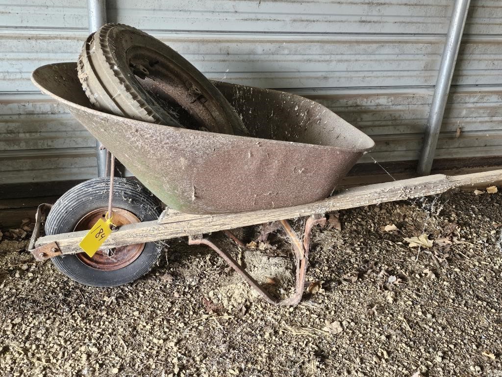 OLD WHEEL BARROW