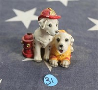 Ceramic Fireman Figurines- New Mascots