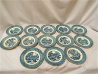(13) Royal Currier and Ives Bread & Butter Plate