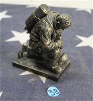 Ceramic Fireman Figurines- Called To Pay