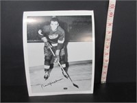 OLD NORM ULLMAN RED WINGS AUTO SIGNATURE PHOTO