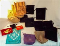 Leather Bags - Velvet Jewelry Bags