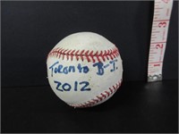 OFFICIAL MLB BASEBALL SIGNED TORONTO B-J 2012