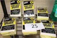 6- cleaning sponges