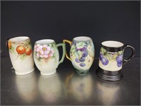 Vintage Bavaria Hand Painted Cups