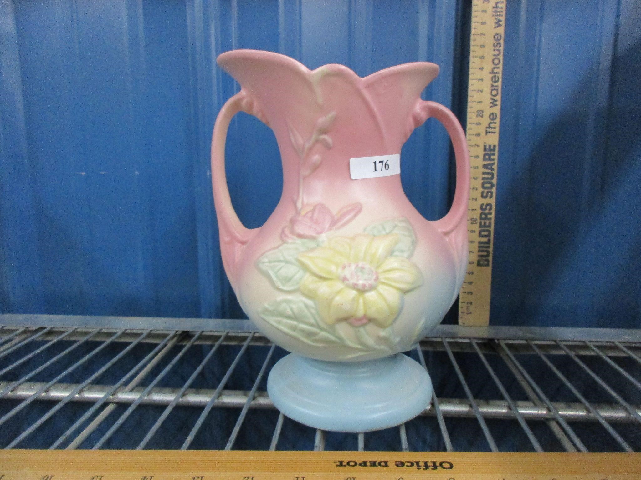 HULL POTTERY Magnolia Double Handled Vase
